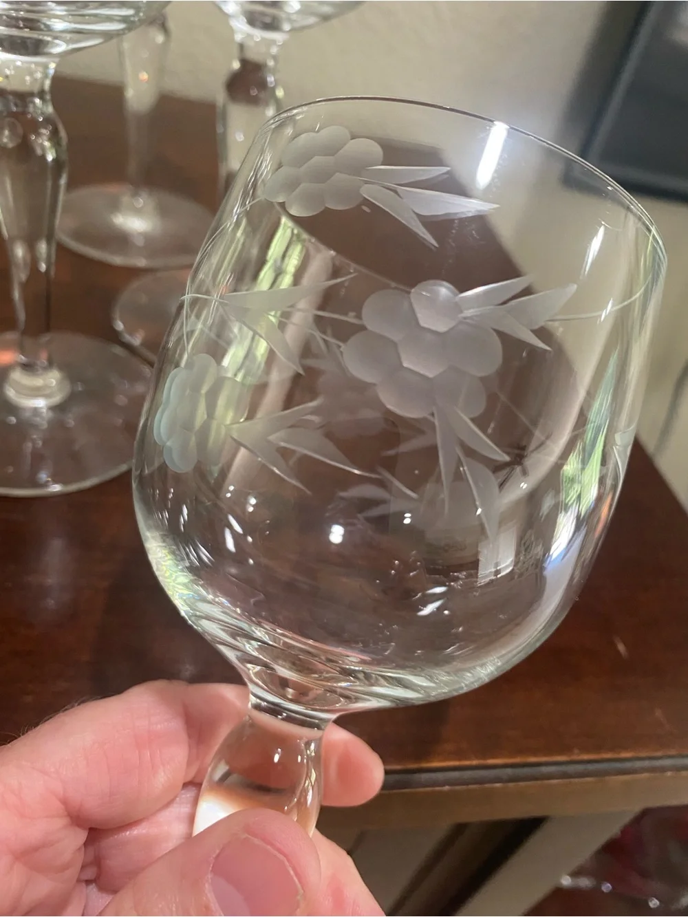 Vintage, Set of 6, Princess House Bordeaux Cordial Wine Glasses